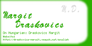 margit draskovics business card